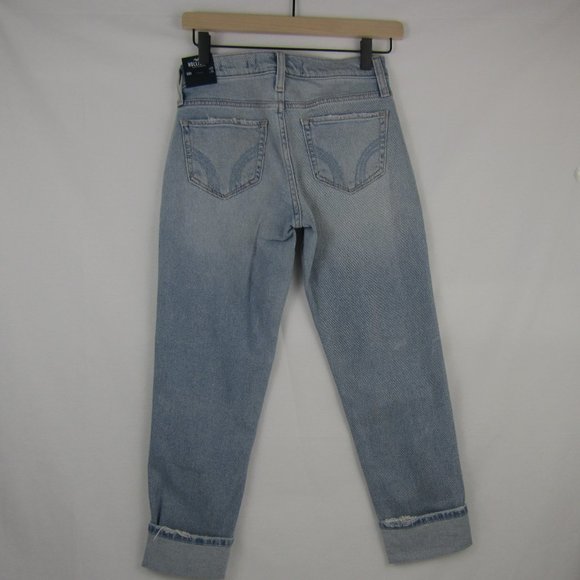 Hollister Cropped Jeans size 00R, W23 L25 NEW - Picture 2 of 12